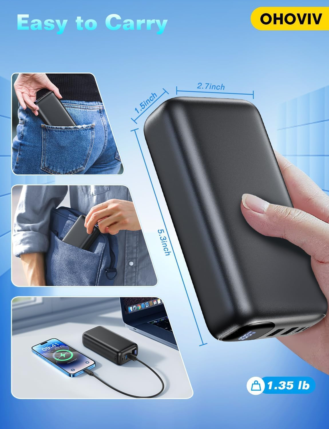 Portable Charger 50000Mah Power Bank 